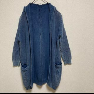 アズールバイマウジー(AZUL by moussy)の【新品】AZUL by moussy カーディガン　フード付(カーディガン)