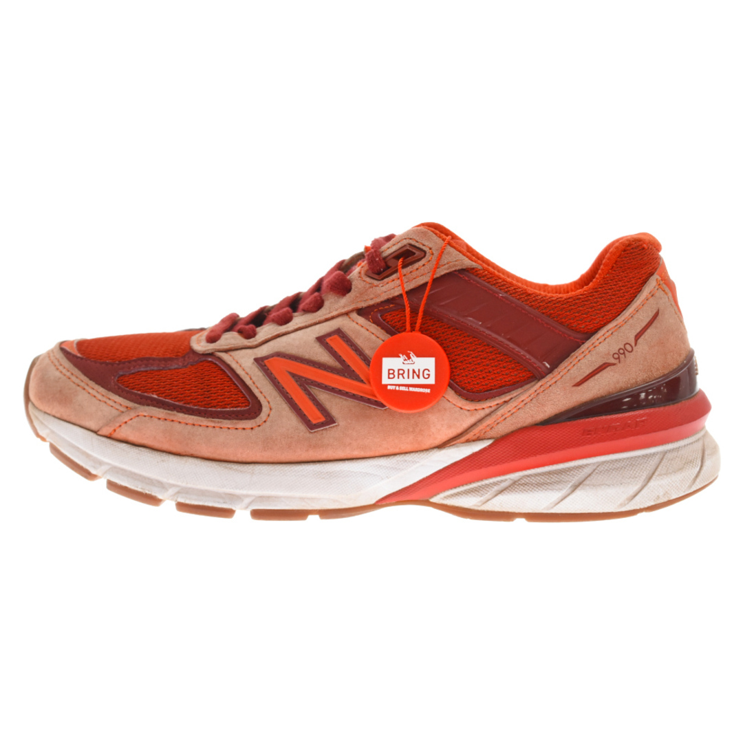 New Balance ニューバランス M990MS5 M990 V5 MOLTEN LAVA モルテンラバ USA製 ローカットスニーカー レッド US7.5/25.5cm