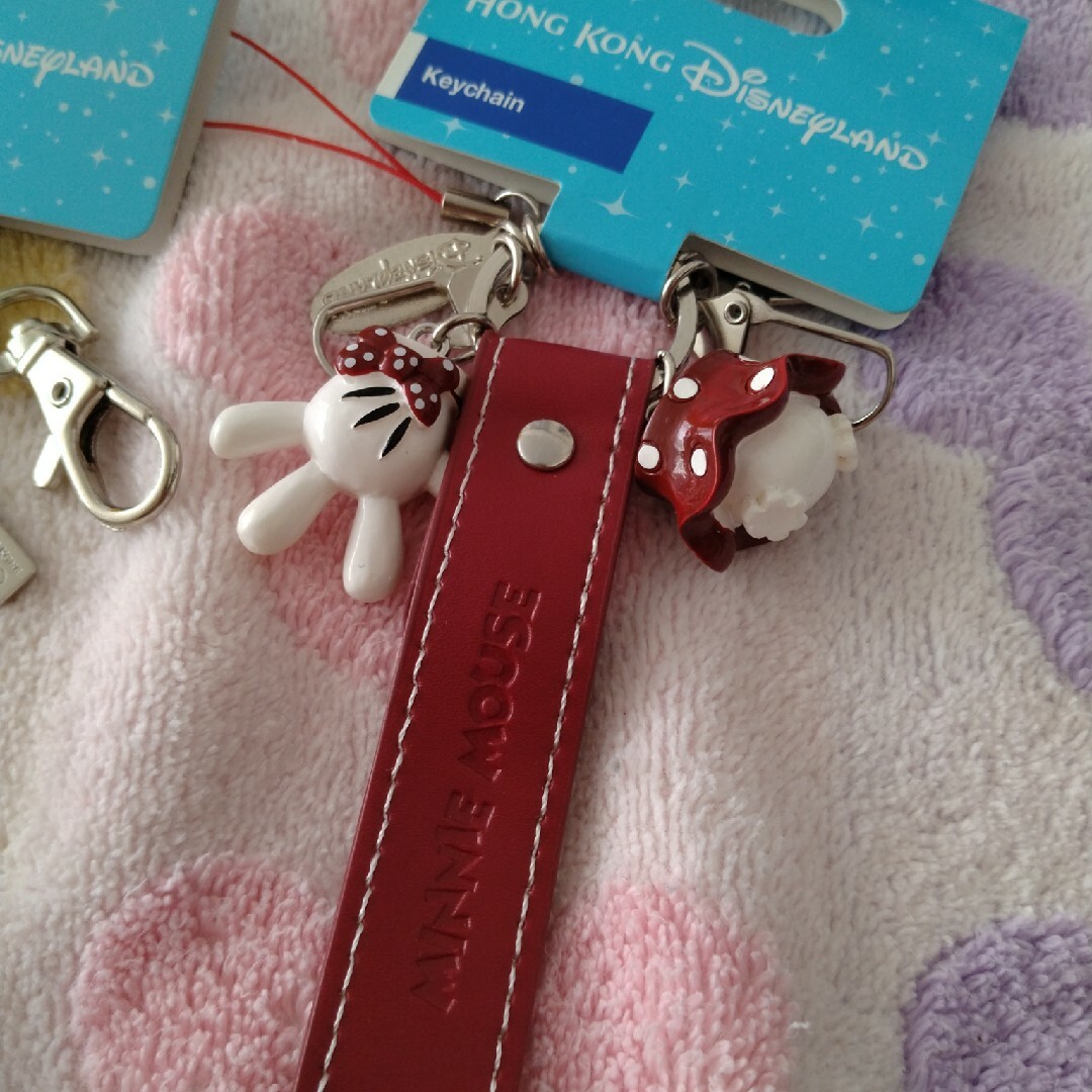 Disney - 香港ディズニー キーチェーン ミニー カチューシャ Disney - 香港ディズニー キーチェーン ミニー カチューシャ