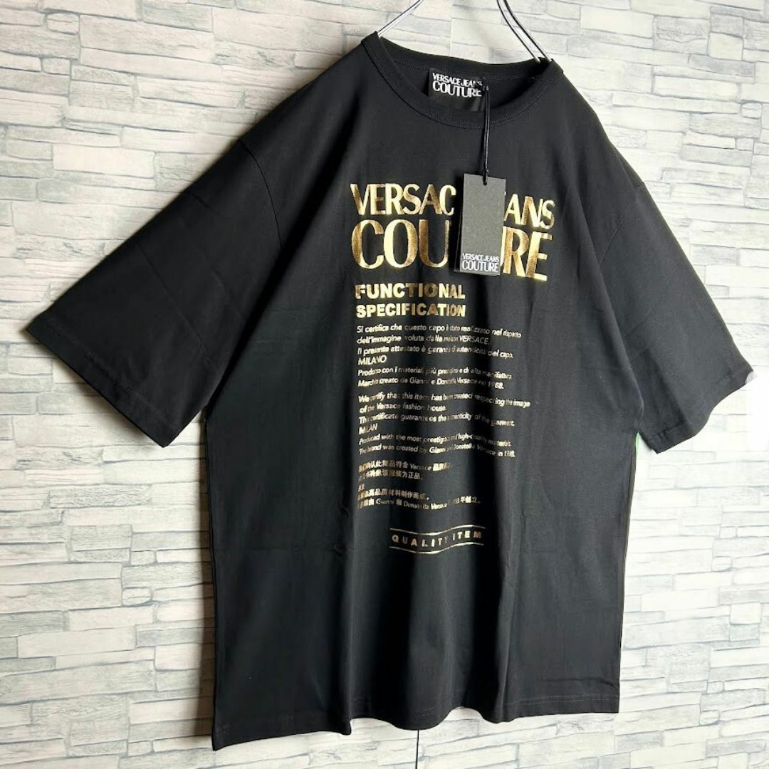 【新品】ヴェルサーチ ジーンズクチュールTシャツ M（日本サイズでLサイズ程度）