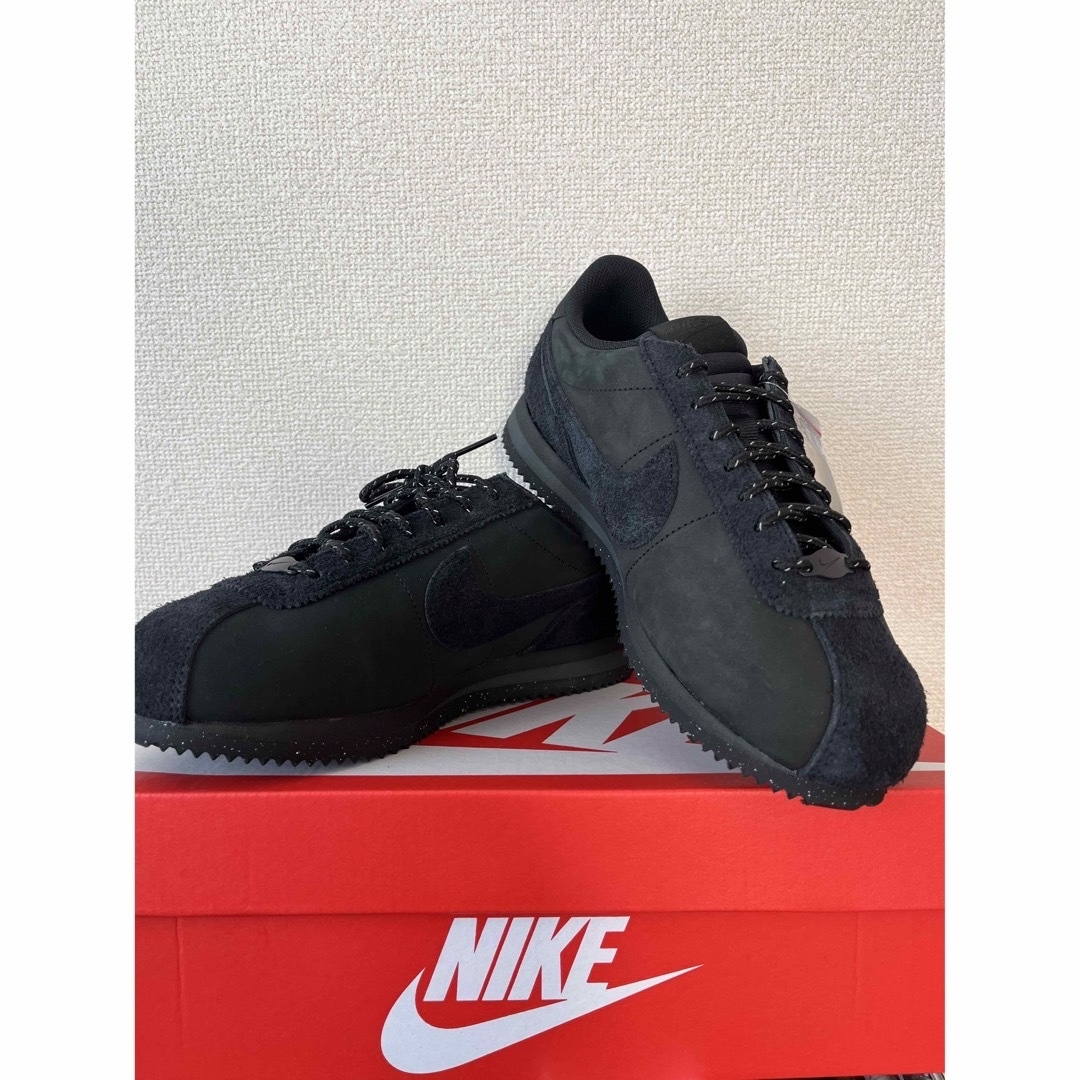 NIKE(ナイキ)のW NIKE CORTEZ PRM BLACK  レディースの靴/シューズ(スニーカー)の商品写真