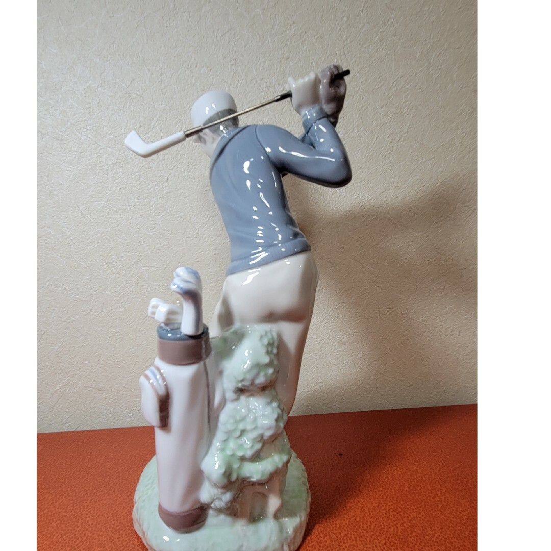 リヤドロ LLADRO ゴルフ ナイスショット 置物 エンタメ/ホビーの美術品/アンティーク(彫刻/オブジェ)の商品写真