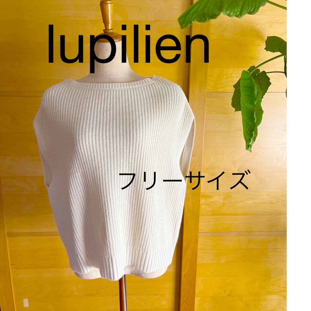 lupilien ニットベスト　サイズF レディースのトップス(ベスト/ジレ)の商品写真
