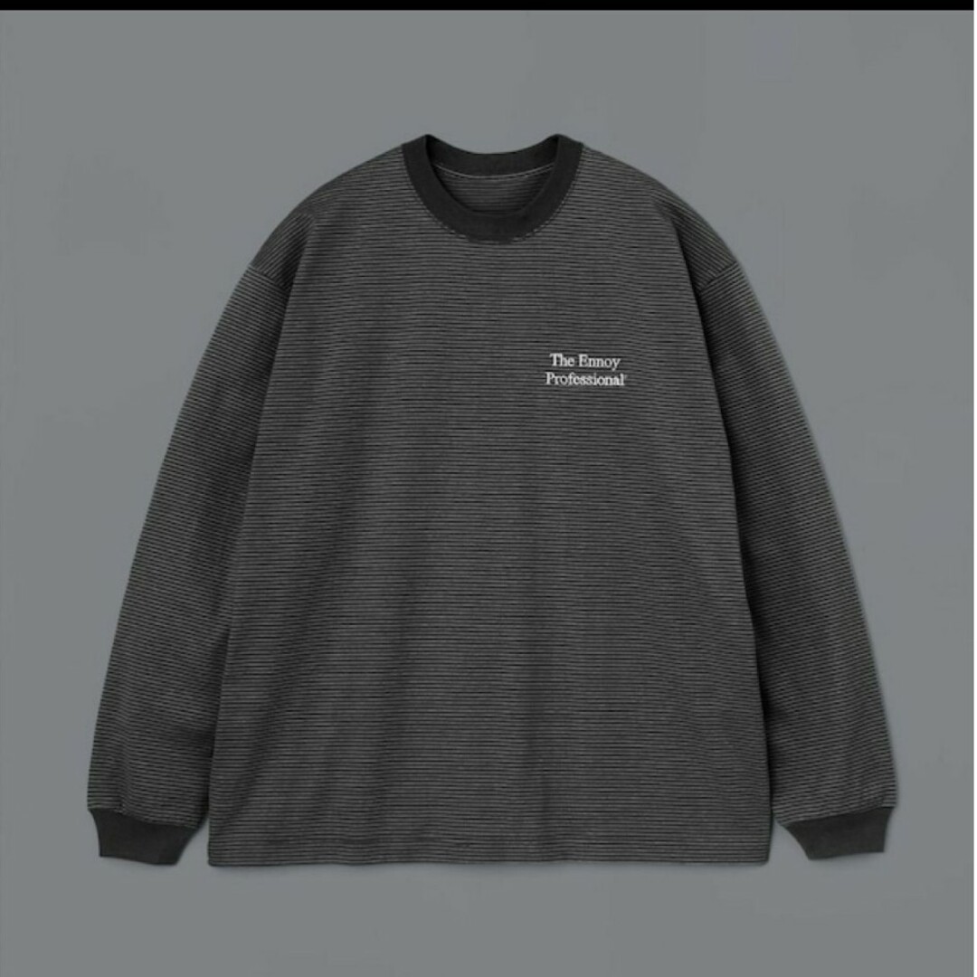 ennoy L/S BORDER T-SHIRTS BLACK × WHITE - トップス ennoy L/S BORDER T-SHIRTS BLACK × WHITE - トップス