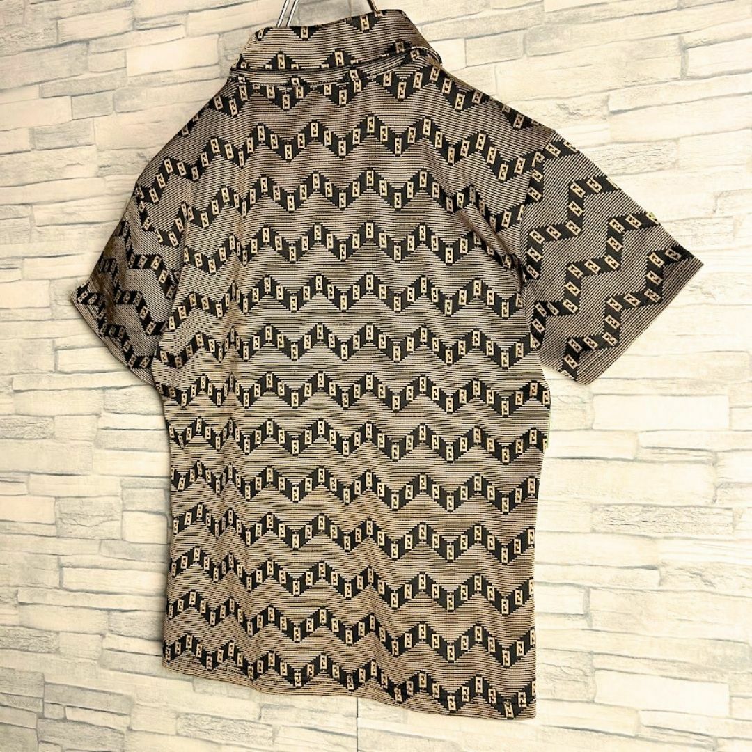 FENDI(フェンディ)のFENDI フェンディ ズッカ柄 半袖ポロシャツレディース Tシャツ 総柄 レディースのトップス(ポロシャツ)の商品写真