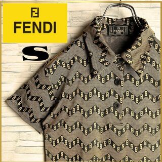 フェンディ(FENDI)のFENDI フェンディ ズッカ柄 半袖ポロシャツレディース Tシャツ 総柄(ポロシャツ)