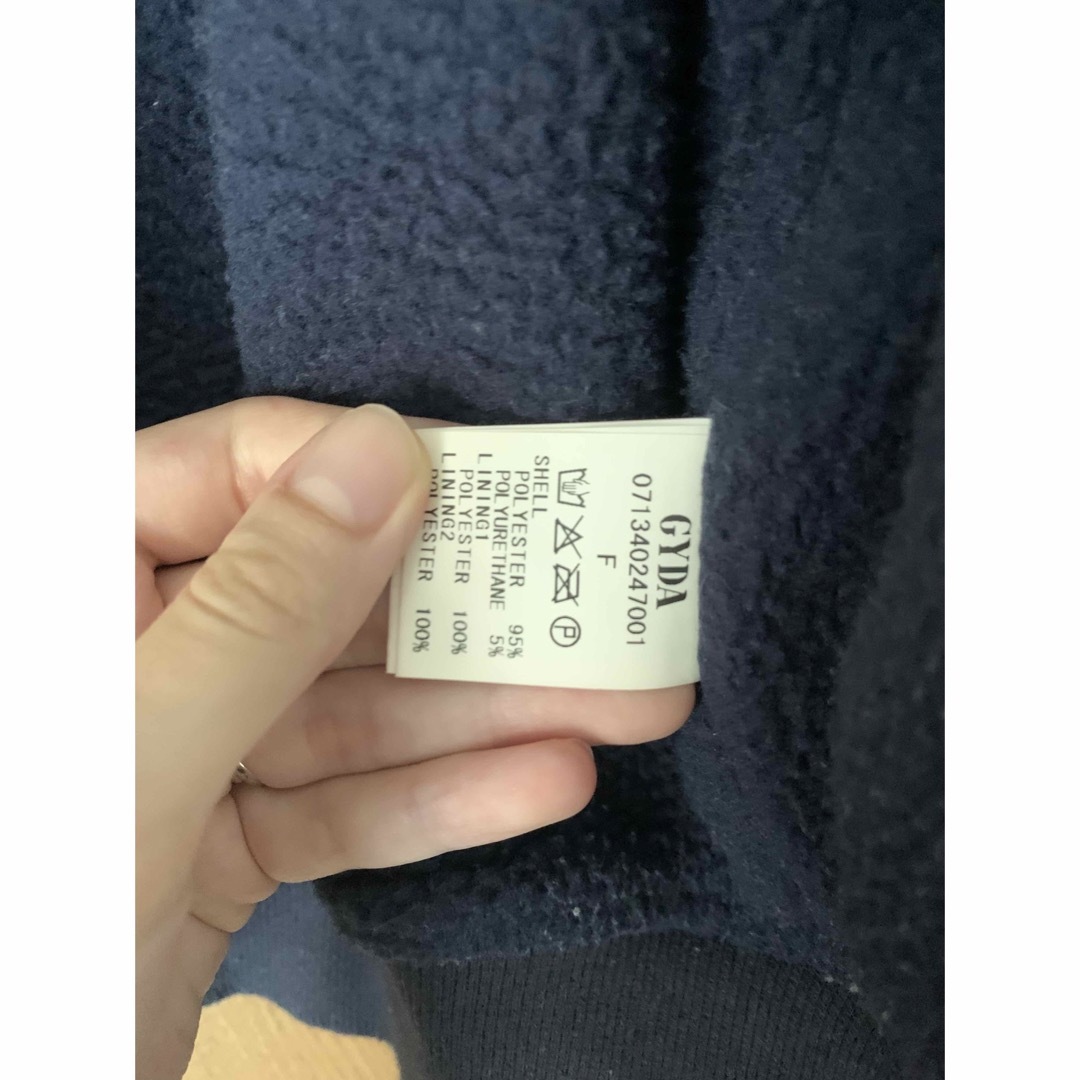 GYDA(ジェイダ)のGYDA  ブルゾン　紺 レディースのジャケット/アウター(ブルゾン)の商品写真