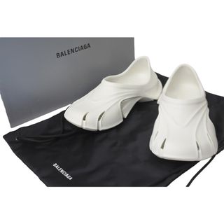 バレンシアガ(Balenciaga)のBALENCIAGA バレンシアガ サンダル Mold Closed モールド クローズド ラバー ホワイト 43 692595 W3CEP 9100 美品 中古 55535(サンダル)