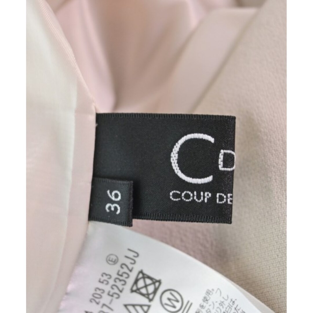 COUP DE CHANCE(クードシャンス)のCOUP DE CHANCE クードシャンス ワンピース 36(S位) ベージュ 【古着】【中古】 レディースのワンピース(ひざ丈ワンピース)の商品写真