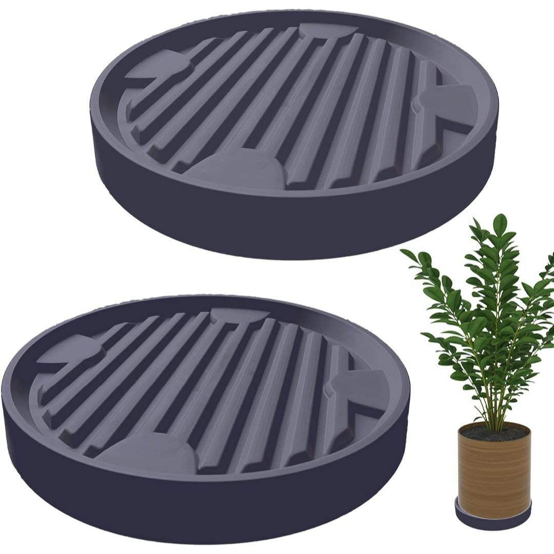 CHOLEI 植木鉢台 直径25cm 2個セット プランター用受皿 鉢受プレート