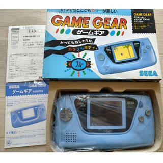 セガ(SEGA)の【ジャンク品】ゲームギア　本体　ブルー(携帯用ゲームソフト)