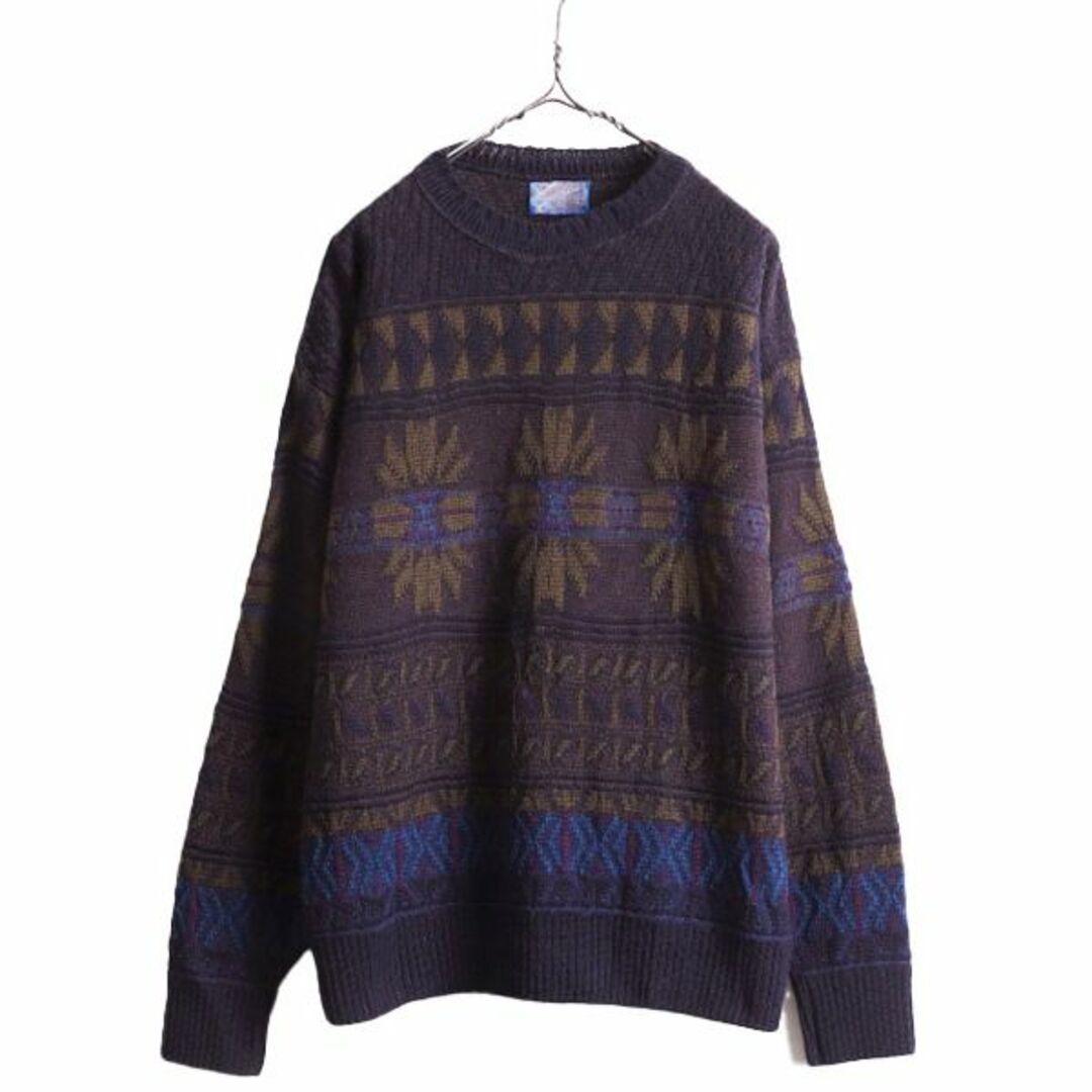 PENDLETON - 70s USA製 ペンドルトン ノルディック柄 ウール ニット