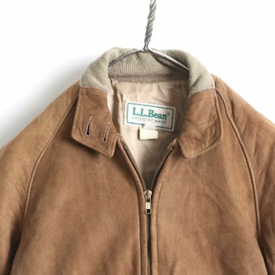 アウター形シングルエルエルビーン　LL Bean ヌバックレザージャケット　80s 90s