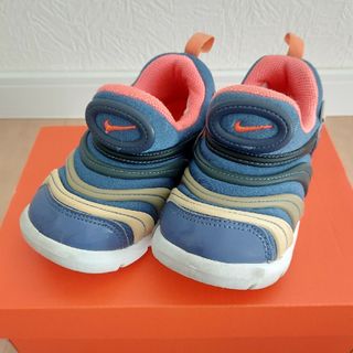 ナイキ(NIKE)のNIKE ダイナモ ♡ ブルー オレンジ 15cm(スニーカー)