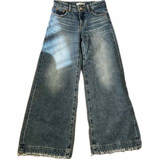 マウジー(moussy)のmoussy CUT OFF WIDE LEG STRAIGHT jeans(デニム/ジーンズ)