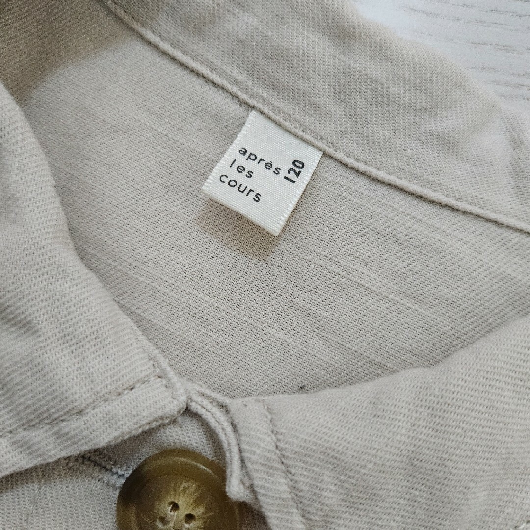 アプレレクール　ジャケット　シャツ　120 キッズ/ベビー/マタニティのキッズ服女の子用(90cm~)(カーディガン)の商品写真