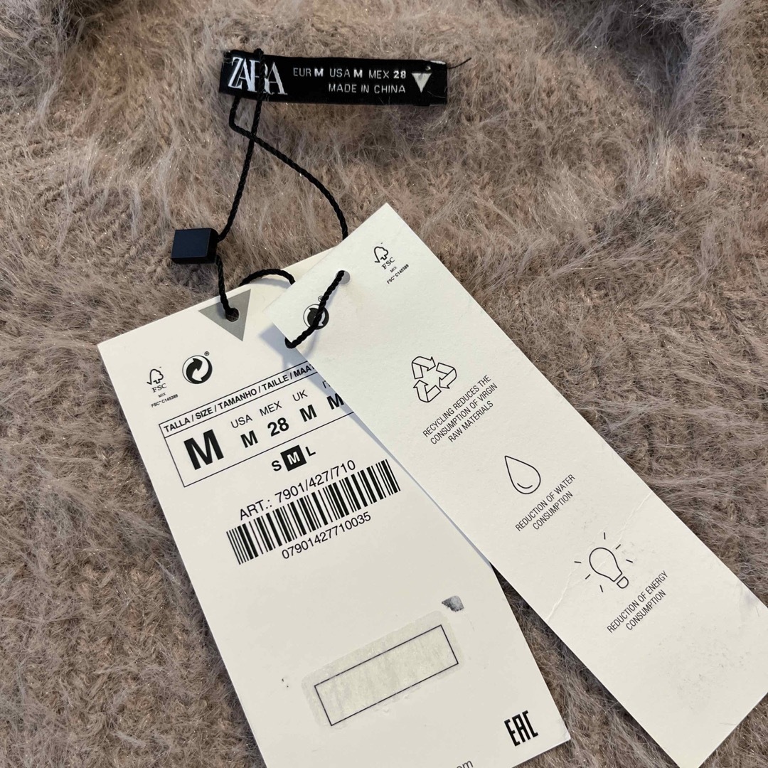 ZARA(ザラ)のniko様専用☆　【新品】ZARA シャギーニット レディースのトップス(ニット/セーター)の商品写真