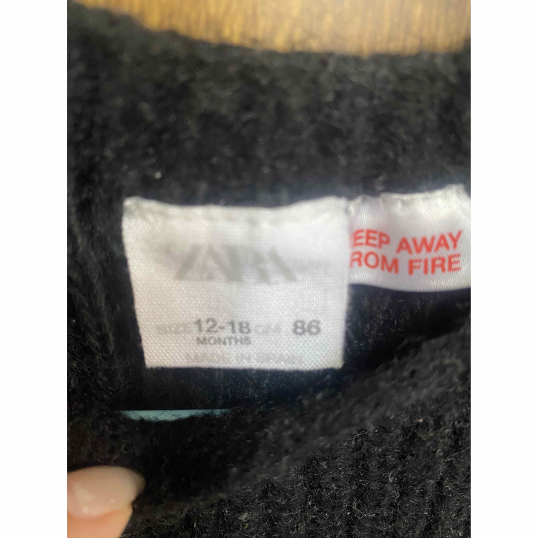 ZARA KIDS(ザラキッズ)のZARA ♡ ニットベスト　80センチ キッズ/ベビー/マタニティのベビー服(~85cm)(ニット/セーター)の商品写真