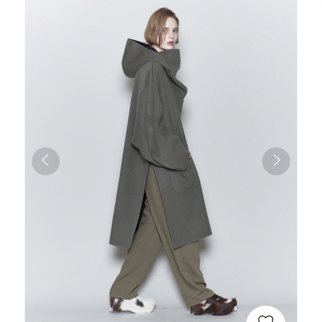 6 (ROKU)(ロク)の6（ROKU） REVER HOODED PULLOVER COAT 送込み レディースのジャケット/アウター(ロングコート)の商品写真