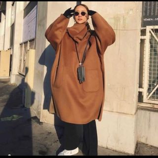 ロク(6 (ROKU))の6（ROKU） REVER HOODED PULLOVER COAT 送込み(ロングコート)