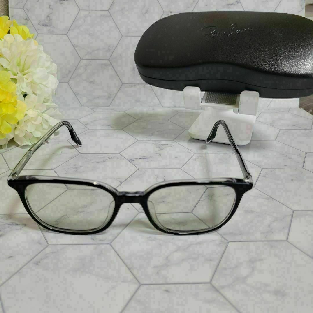 Ray-Ban - レイバン ブラック×クリア かっこいい メガネ 老眼