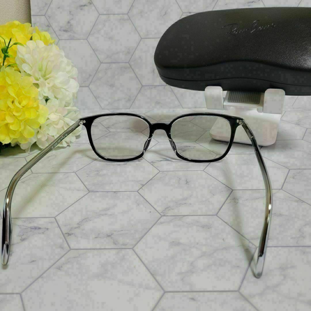 Ray-Ban - レイバン ブラック×クリア かっこいい メガネ 老眼