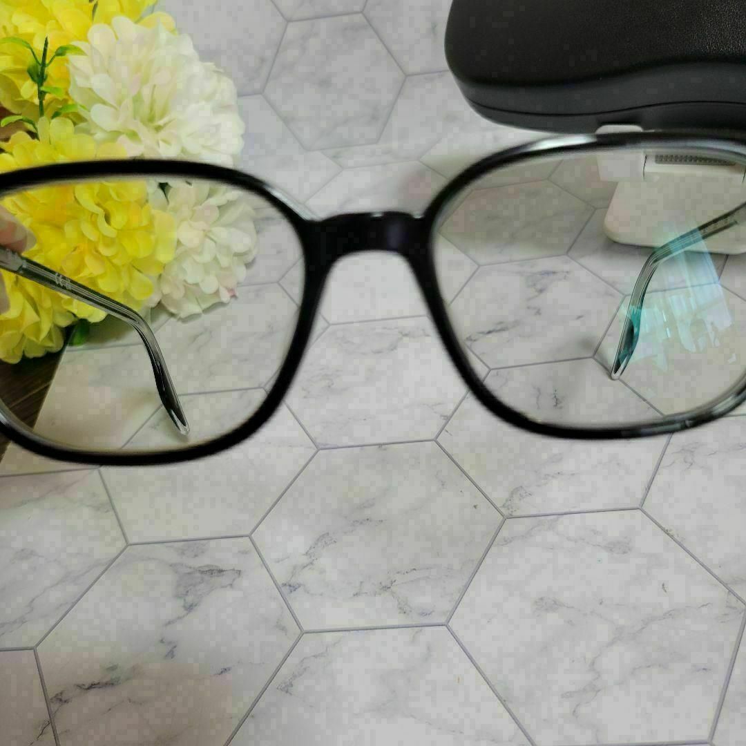 Ray-Ban - レイバン ブラック×クリア かっこいい メガネ 老眼
