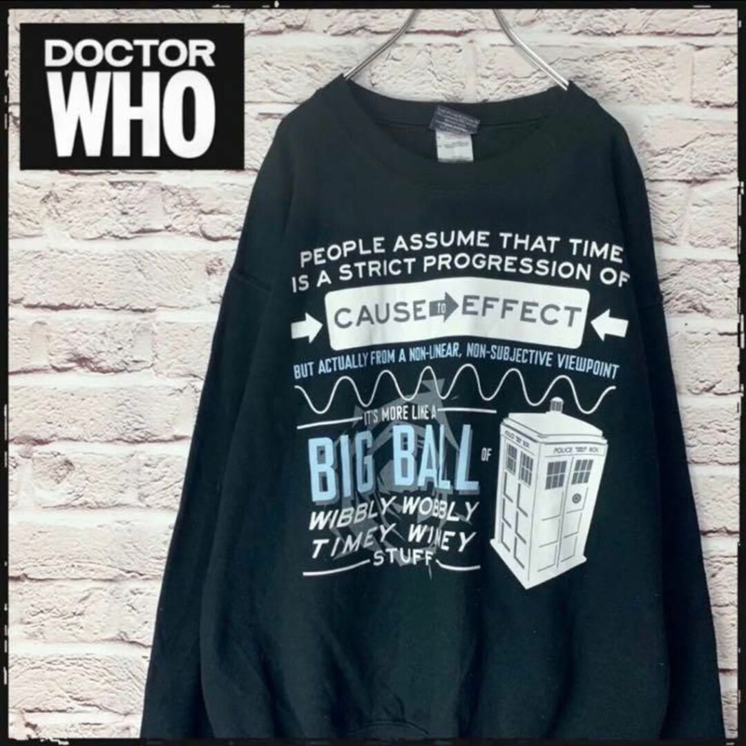 【US古着】DOCTOR WHO トレーナー　スウェット　ゆるだぼ　アメカジ メンズのトップス(スウェット)の商品写真