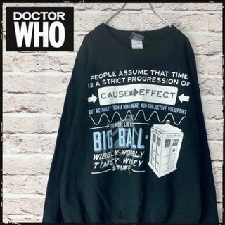 【US古着】DOCTOR WHO トレーナー　スウェット　ゆるだぼ　アメカジ(スウェット)