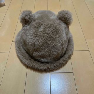 アカチャンホンポ(アカチャンホンポ)の子ども用　48cm クマ耳　帽子(帽子)