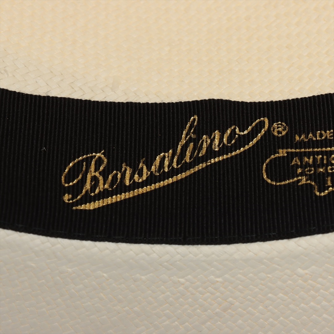 Borsalino(ボルサリーノ)のボルサリーノ  ストロー 56 ホワイト レディース ハット レディースの帽子(ハット)の商品写真