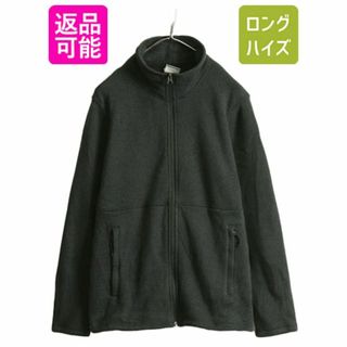 ザノースフェイス(THE NORTH FACE)のUS企画 ノースフェイス フルジップ セーター フリース ジャケット XL 濃灰(ブルゾン)