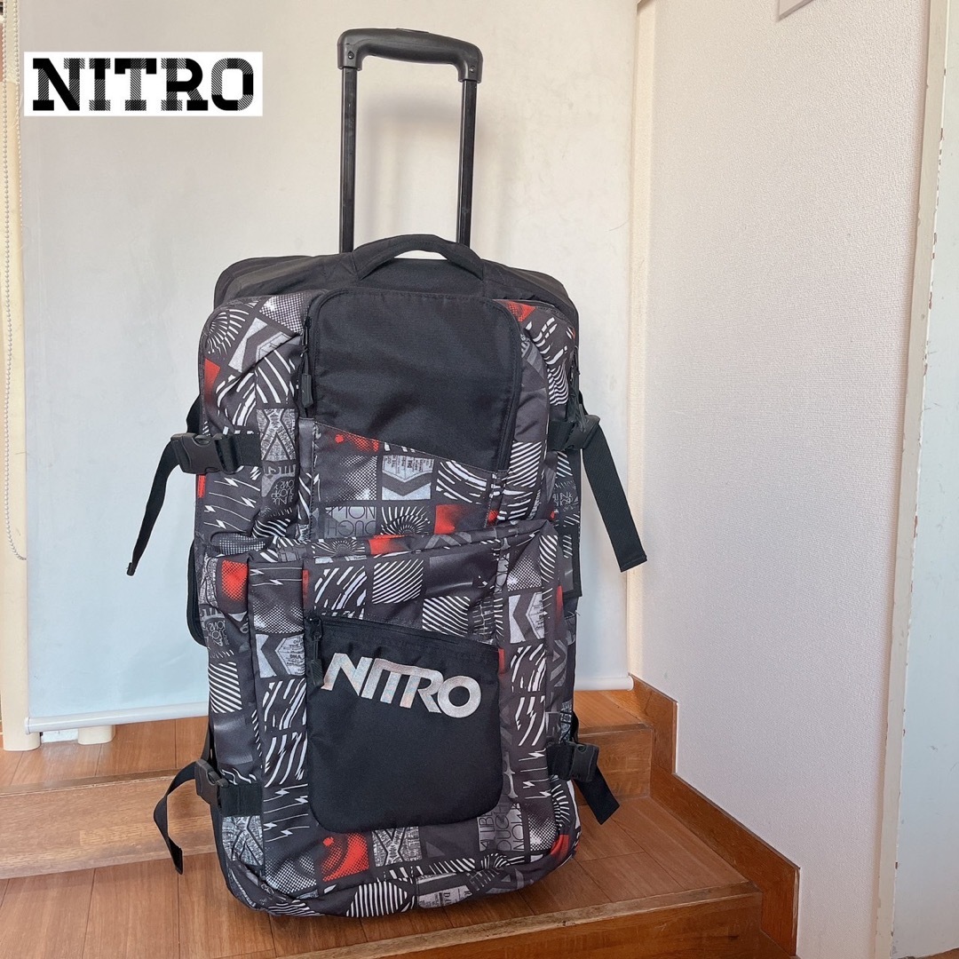 【美品♡】NITRO キャリーバック　旅行　キャリーケース　スノボ　サーフィン