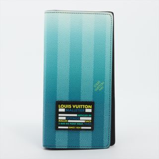 ルイヴィトン(LOUIS VUITTON)のヴィトン ポルトフォイユブラザ   ブルー メンズ 長財布(長財布)