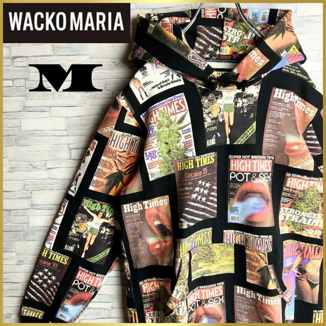 WACKO MARIA18SS× HIGH TIMES コラボ  ロゴ総柄