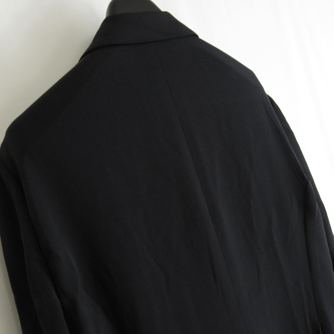 00s OLD シルク テーラード ジャケット 絹 ブレザー ブラック 黒 M 5