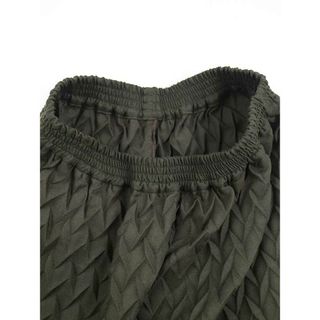 ka na ta カナタ H pleats pants プリーツイージーパンツ カーキ