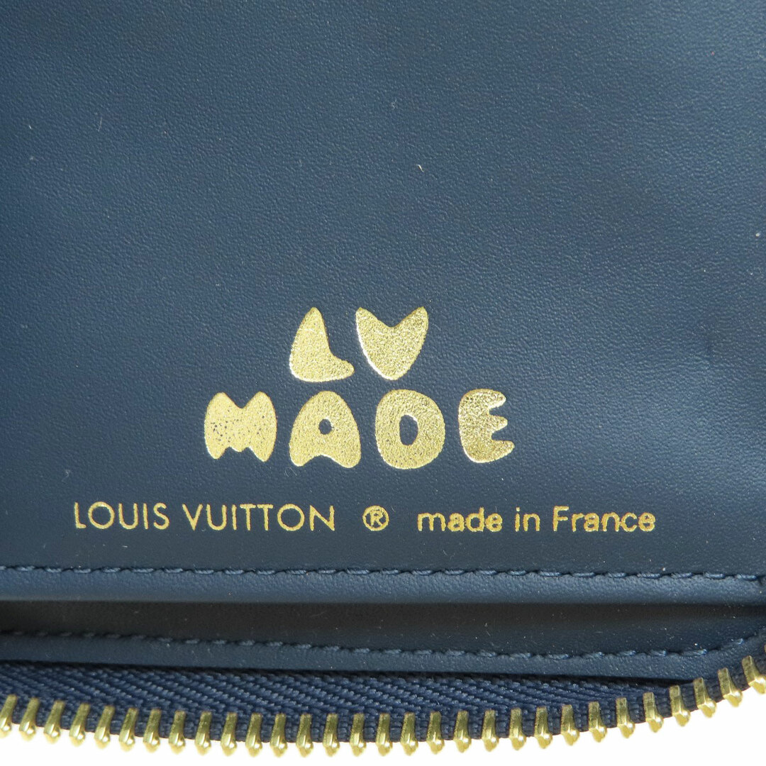 LOUIS VUITTON M81107 ジッピーウォレット・ヴェルティカル 長財布（小銭入れあり） モノグラムデニム レザー レディース