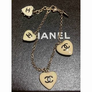 CHANEL - CHANEL ロゴ チェーン ブレスレット スエード レザー