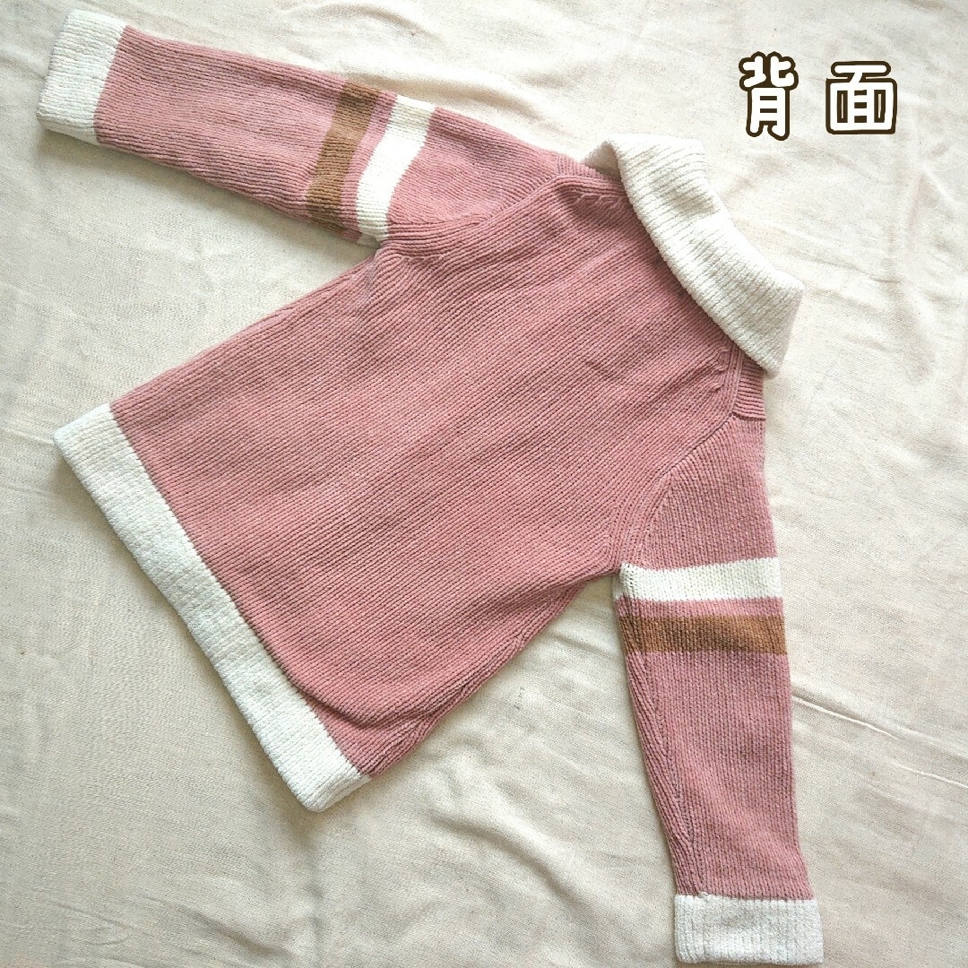 【Oak Doll】(130）ニット ジャンパー /上着/ピンク キッズ/ベビー/マタニティのキッズ服女の子用(90cm~)(ジャケット/上着)の商品写真