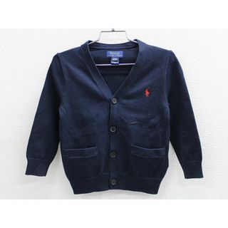 ラルフローレン(Ralph Lauren)の▲ラルフローレン/Ralph Lauren▲100cm(3) カーディガン 濃紺 フォーマル お受験 お稽古 通塾 見学会 説明会 通園 入園式 結婚式 発表会 七五三 冠婚葬祭【中古】子供服 キッズ kids 男の子 612032(カーディガン)