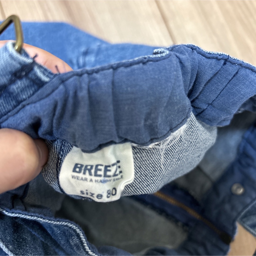 BREEZE(ブリーズ)のBREEZE タイト　デニム　スカート キッズ/ベビー/マタニティのベビー服(~85cm)(スカート)の商品写真