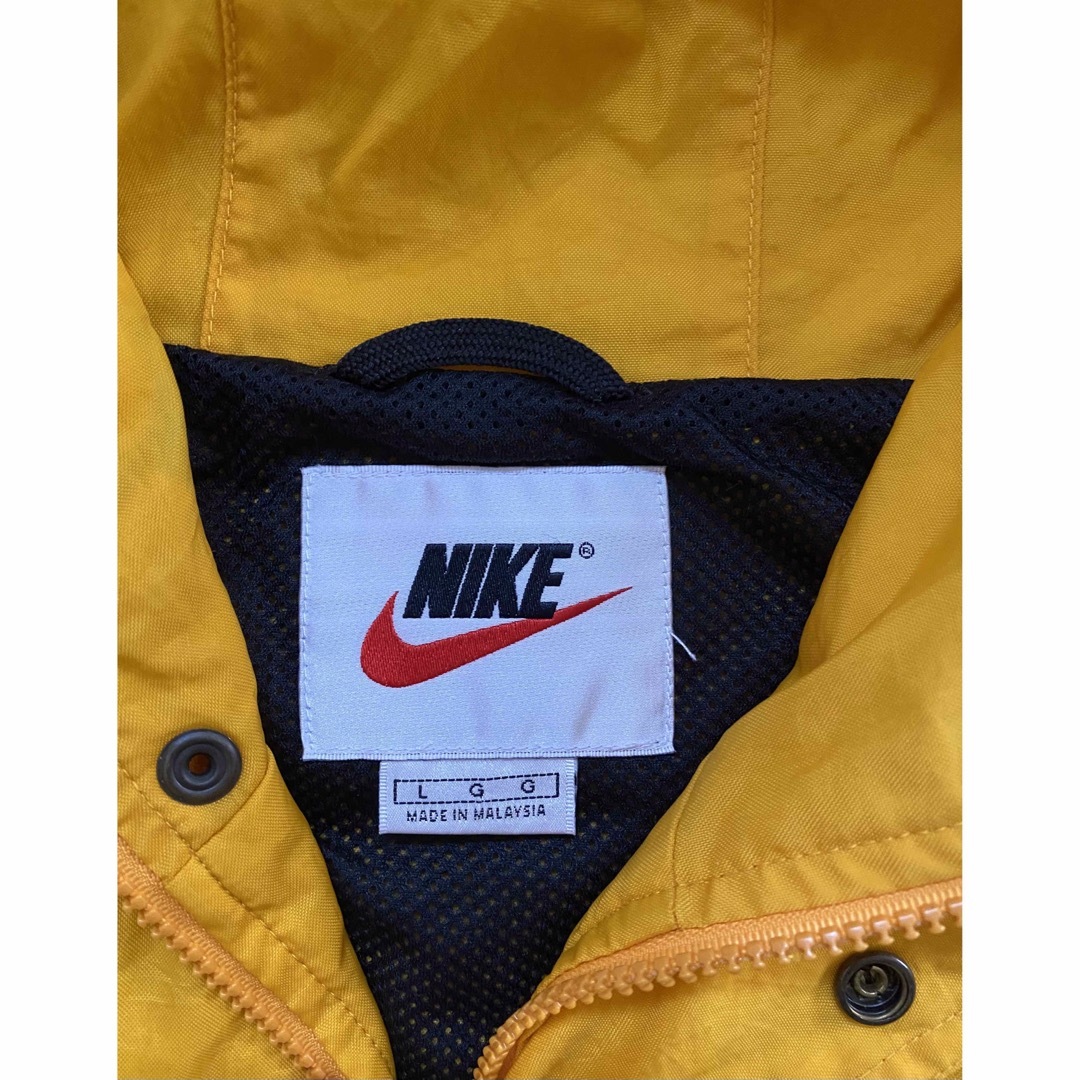 NIKE(ナイキ)の90s NIKE ナイキ vintage ナイロンジャケット 黄 メンズのジャケット/アウター(ナイロンジャケット)の商品写真