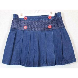 フェンディ(FENDI)の【値下げ!】[フェンディ/FENDI]140cm プリーツスカート インディゴ【中古】子供服 キッズ kids ジュニア 女の子 春夏 103032(スカート)