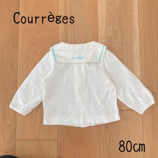 クレージュ(Courreges)のクレージュ　襟付き　ブラウス　セーラー　80(シャツ/カットソー)