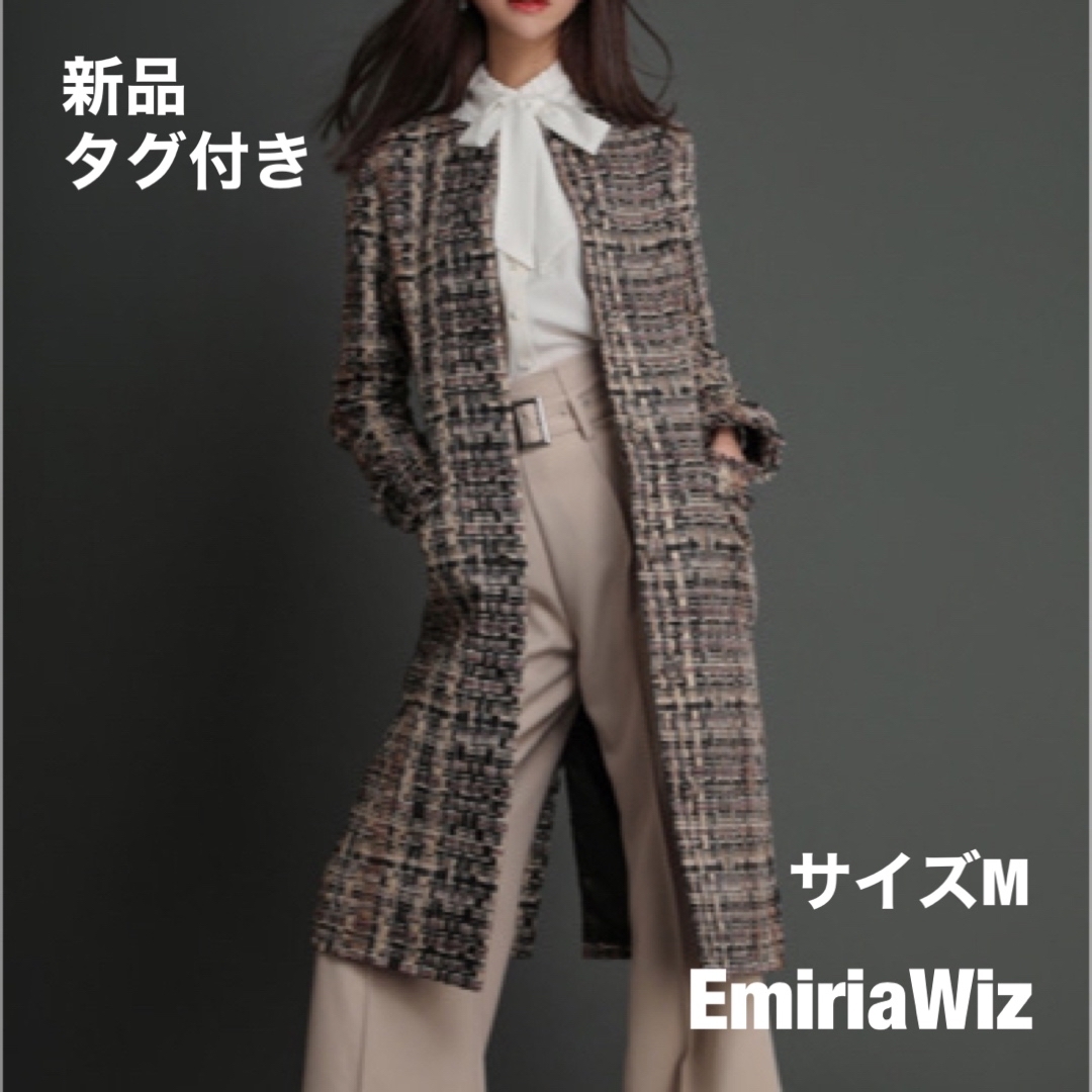 【新品・タグ付き】EmiriaWiz エミリアウィズ マリアケントツイードコート | フリマアプリ ラクマ