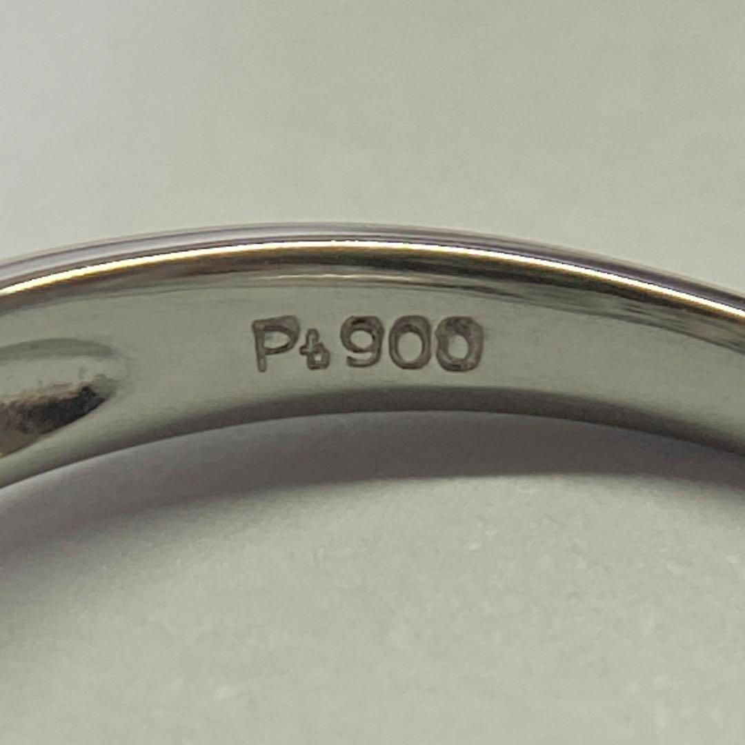 Pt900 黒蝶真珠リング 11.0mm D0.22ct 鑑別書付き タヒチの通販 by