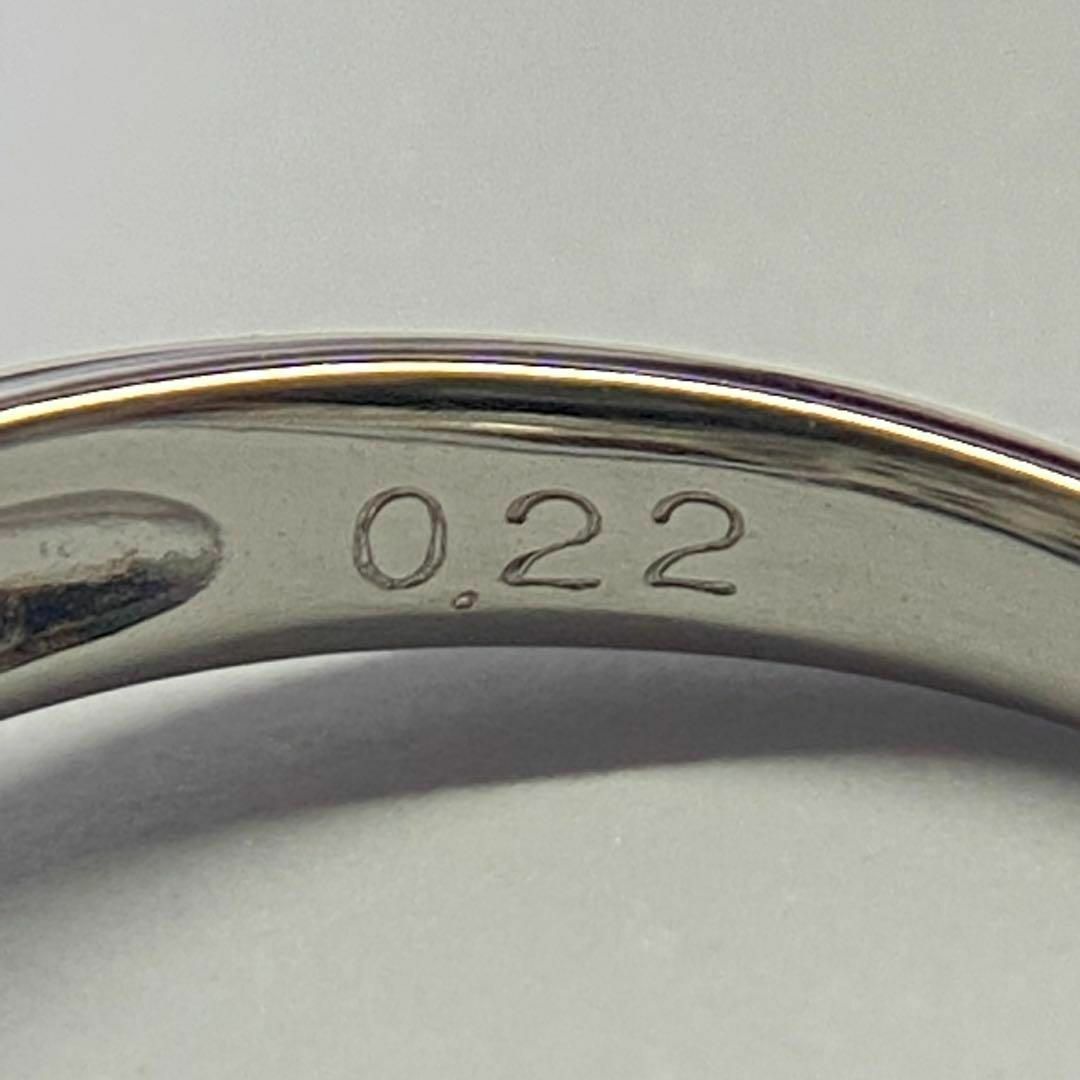 Pt900 黒蝶真珠リング 11.0mm D0.22ct 鑑別書付き タヒチの通販 by