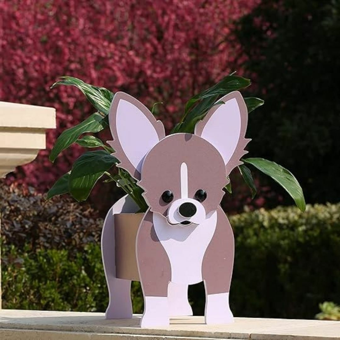 【大人気】チワワ プランター 鉢植え 鉢 小物入れ 犬 ペット ガーデン ガーデ その他のペット用品(犬)の商品写真