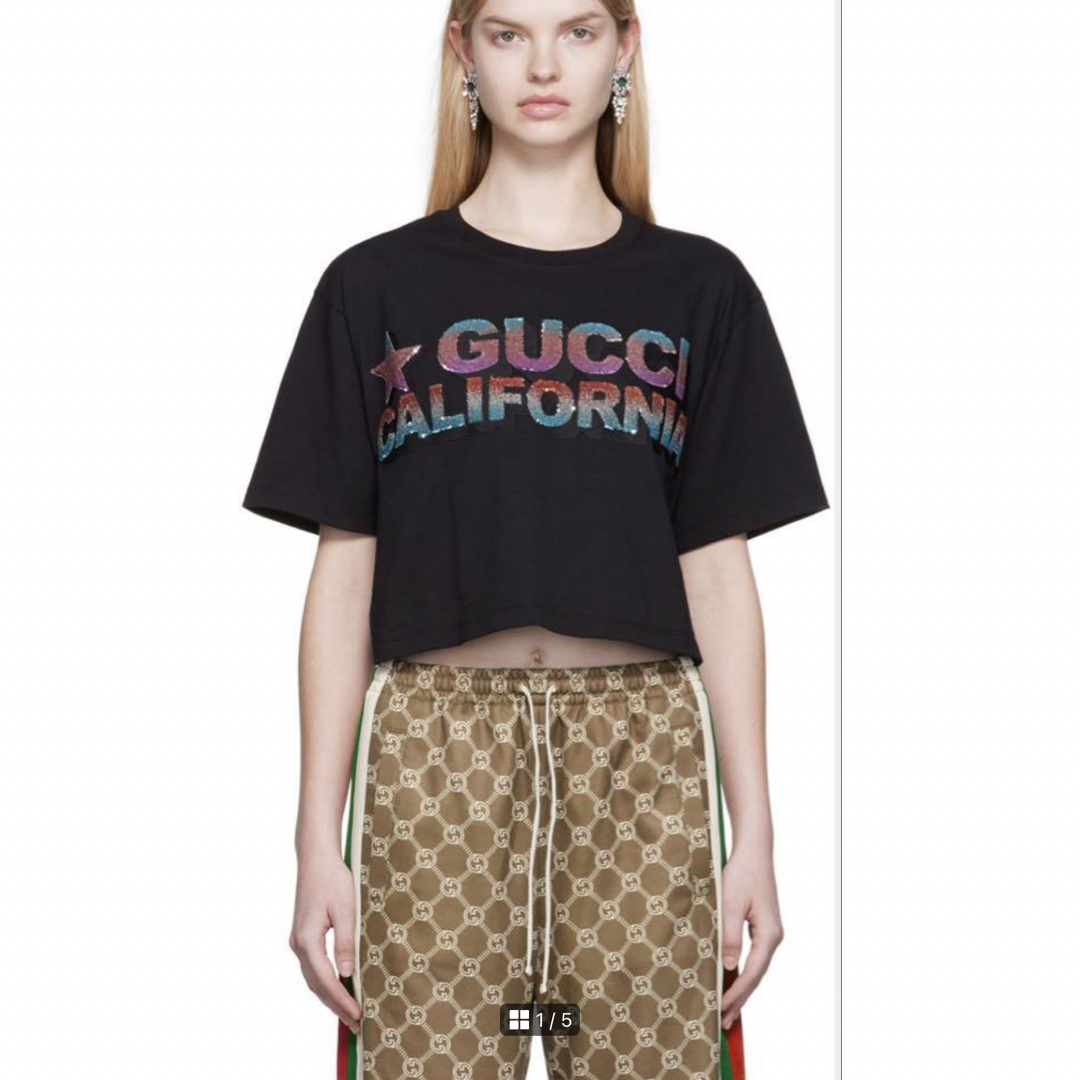 Gucci(グッチ)の新品未使用❗️グッチ　カリフォルニア　Tシャツ　サイズS レディースのトップス(Tシャツ(半袖/袖なし))の商品写真